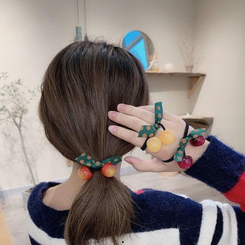 网红做头发绳子